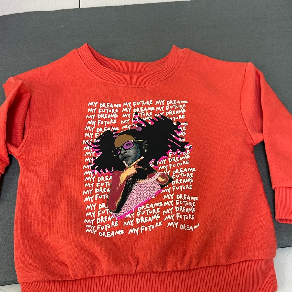 Black History Month Sweatshirt size 18 months new with tags - Picture 3 of 4